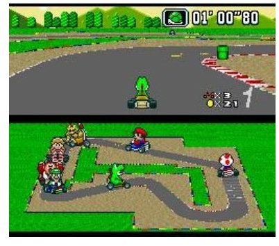 Super Mario Kart is a lot more challenging than later games in the series, but it’s awesome nonetheless.