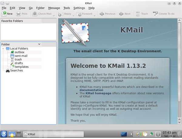 Kmail on Kubuntu 10.04