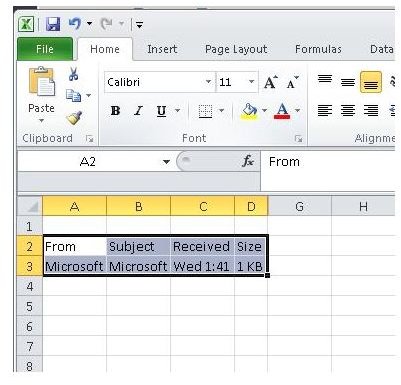 excel files open blank from outlook