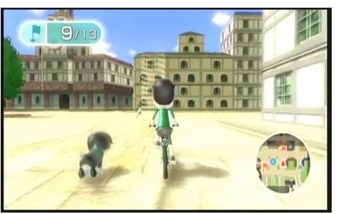 wii fit dog