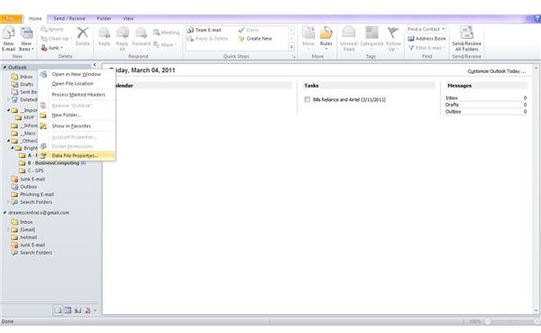 Backup Outlook Email Accounts - How To