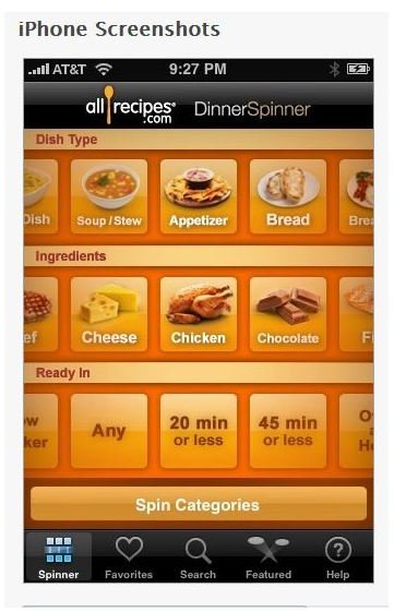 my recipes app iphone