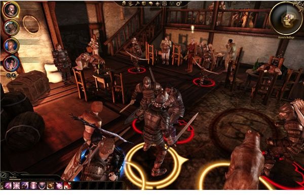 Dragon Age: Origins - Loghain&rsquo;s Troops in the Tavern