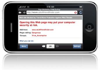 Trend Smart Surfing iPhone virus protection