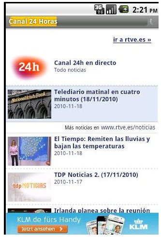 Learning Spanish with Android - Newspaper