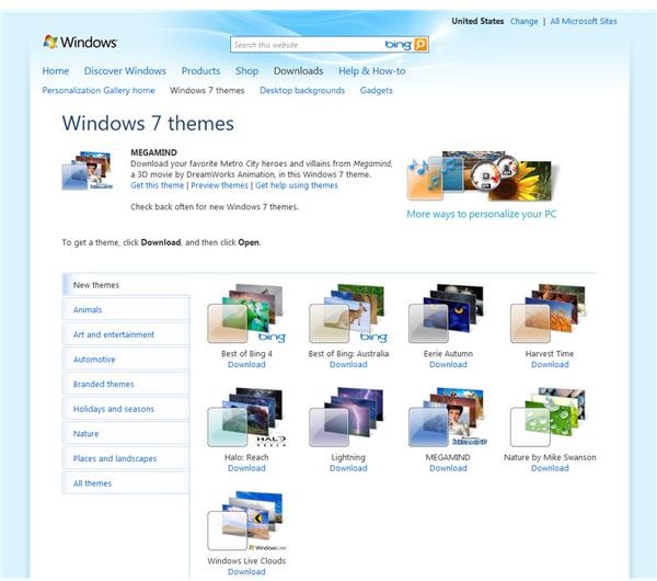 Finding and Using Windows 7 Aero Themes for Vista