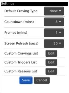 Cravings manager 3