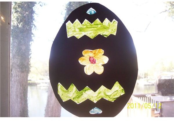 Stained Glass Egg Craft