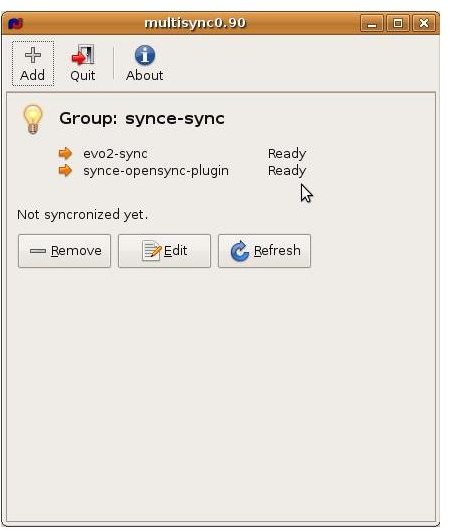 Sync Windows Mobile > Linux with MultiSync 