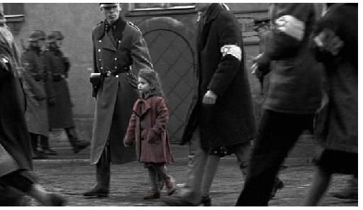 schindlers list red dress