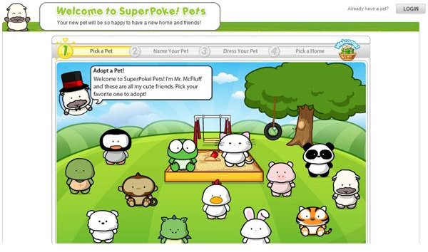 Super Poke Pets Website