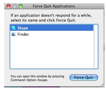 how to force close on mac when frozen