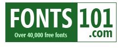 The logo for Fonts101.com.