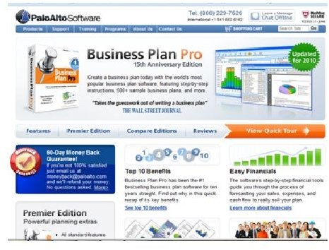 A Look at  Business Plan Software Applications