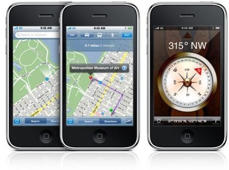 iphone 3gs maps app