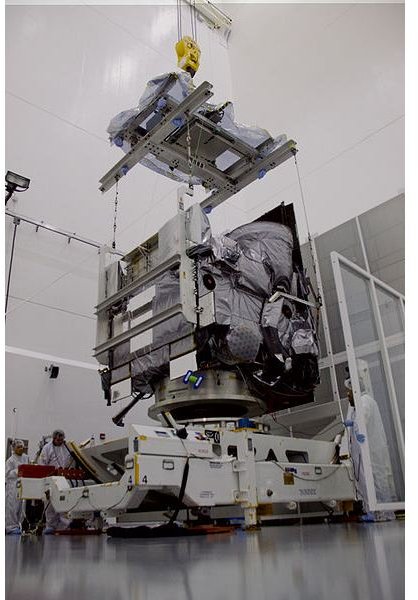 Geostationary Operational Environmental Satellite from Wilimedia Commons by Troy Cruder, NASA