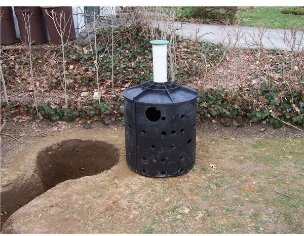 Use of a Dry Well to provide Storm Drainage and Drain Storm Water Runoff