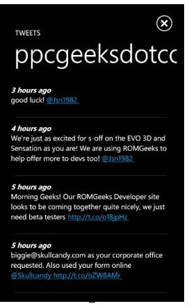 PPCGeeks News for Windows Phone