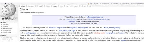 How to Cite a Web Page:  A Review of Popular Styles