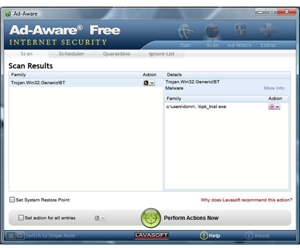 adaware spyware removal