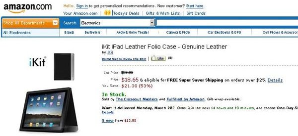 Learn about the iKit iPad Leather Folio Case