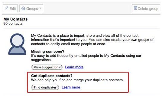 Managing Your Contacts