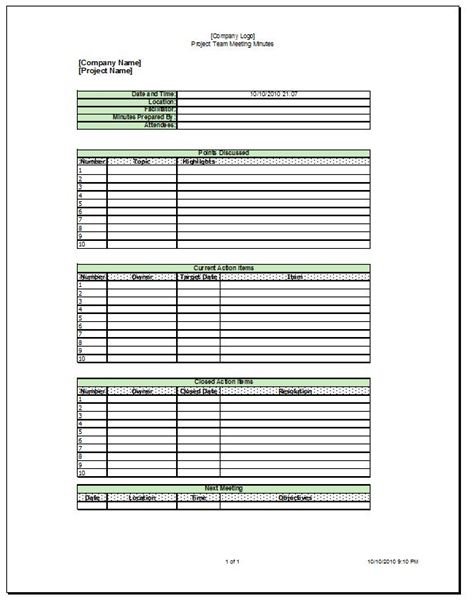 Ms Office Meeting Minutes Template from img.bhs4.com