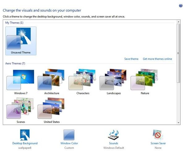 Windows 7 Aero Tweaks