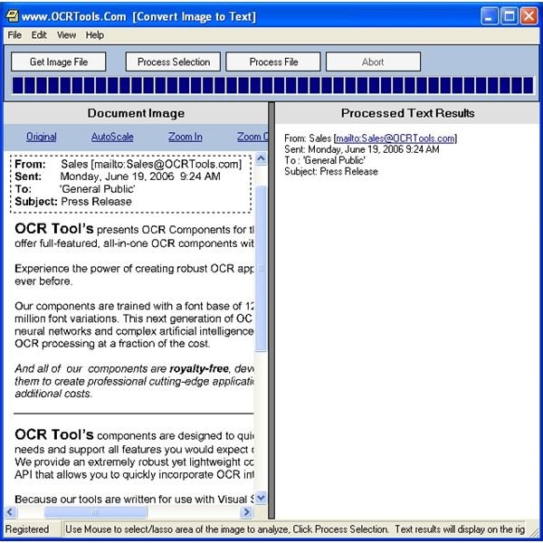 OCR Desktop Application