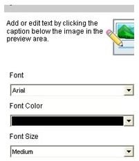 How To Create Your Own flyers Using HP Image Zone - text
