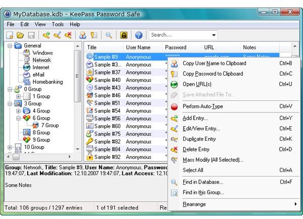 KeePass Vault