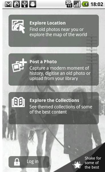 HistoryPin - look into the past with your Android phone!