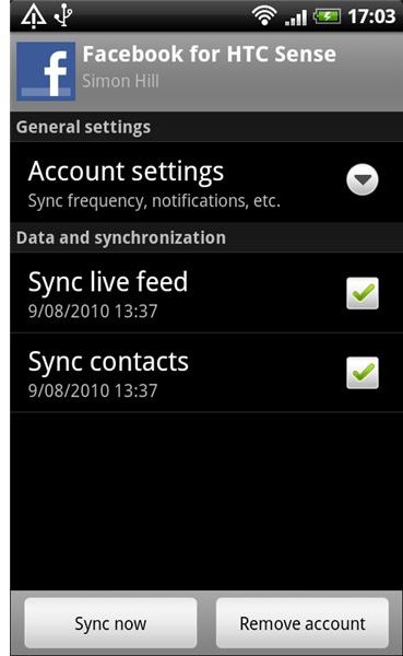 Facebook Sync