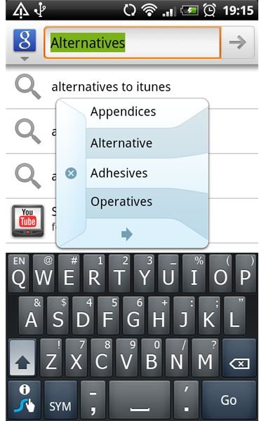 The Swype Key - Alternatives