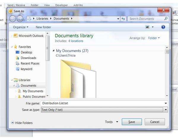 Microsoft Office Tutorial: Steps to Export an Email Distribution List From Outlook to Excel