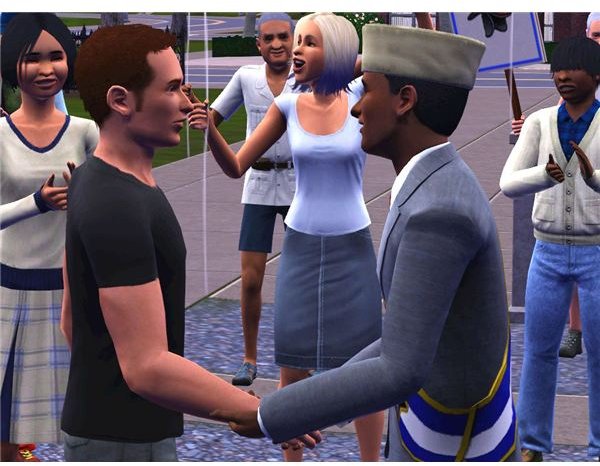 Your sim will receive a key to the city at an award ceremony when reaching level 10.