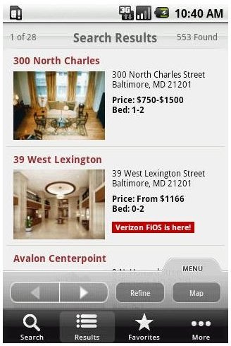 Apartment Guide Android App