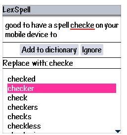 LexSpell Checker