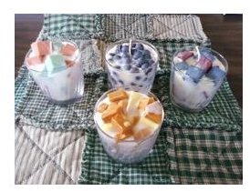 Handmade Chunky Cups Candles