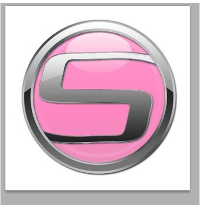 Pink Car Logo