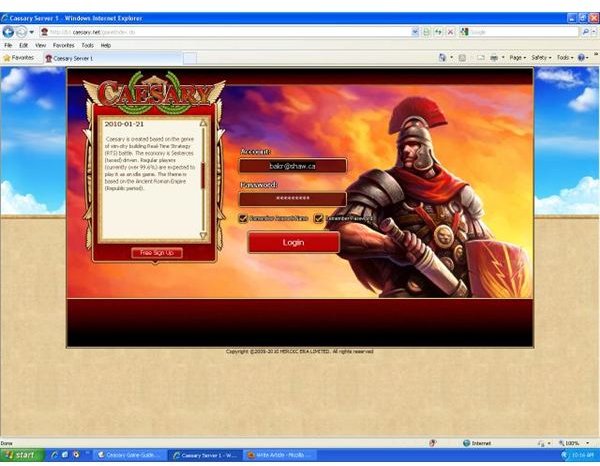 Ceasary: New Players Guide - Roman Legions at your fingertips.