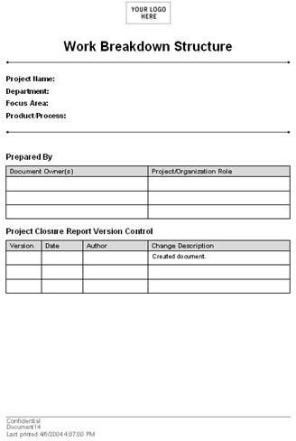 Where To Find The Best Work Breakdown Structure Templates Brighthub Project Management