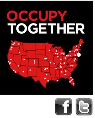 Occupy Together map Oct 1 2011