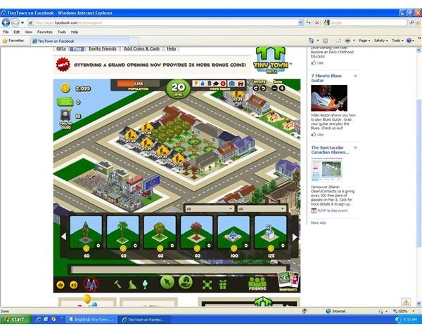 Facebook Game Review: Tiny Town City Building Game On Facebook