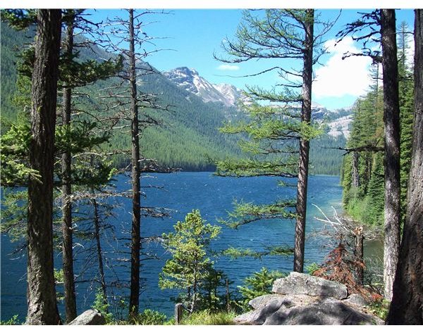 Chrystal Lake, Mission Mountains 065
