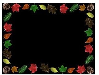 downloadable autumn leaves page borders for word free