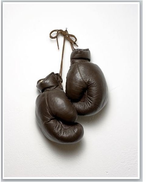 Boxing Gloves Theme Retirement Invitation