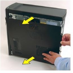 Desktop PC Tower Front Panel Removal Guide