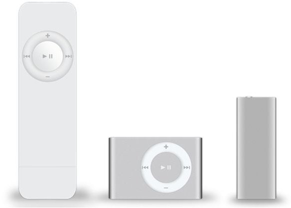 IPod shuffle familly