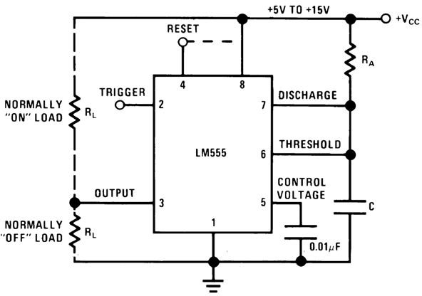 Monostable Circuit Using 555